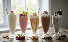 Buy 5 Large Milkshakes - Get 1 Free
