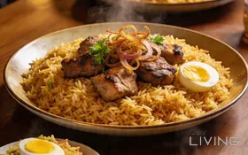 اطلب 3 برياني أو بولاو كبير واحصل على واحد وسط مجانًا