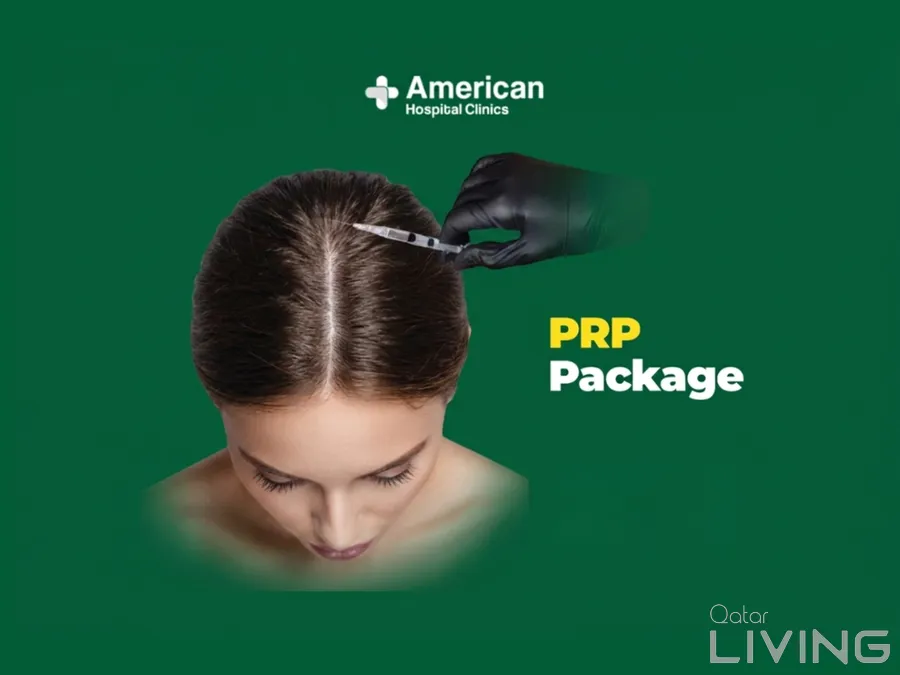 علاج الشعر PRP - خصم 40% بـ 449 ريال