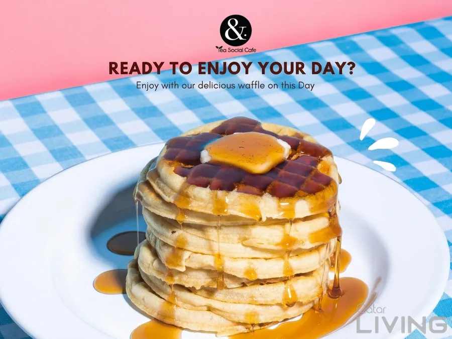 Buy 2 Drinks - Get 1 Waffle Free