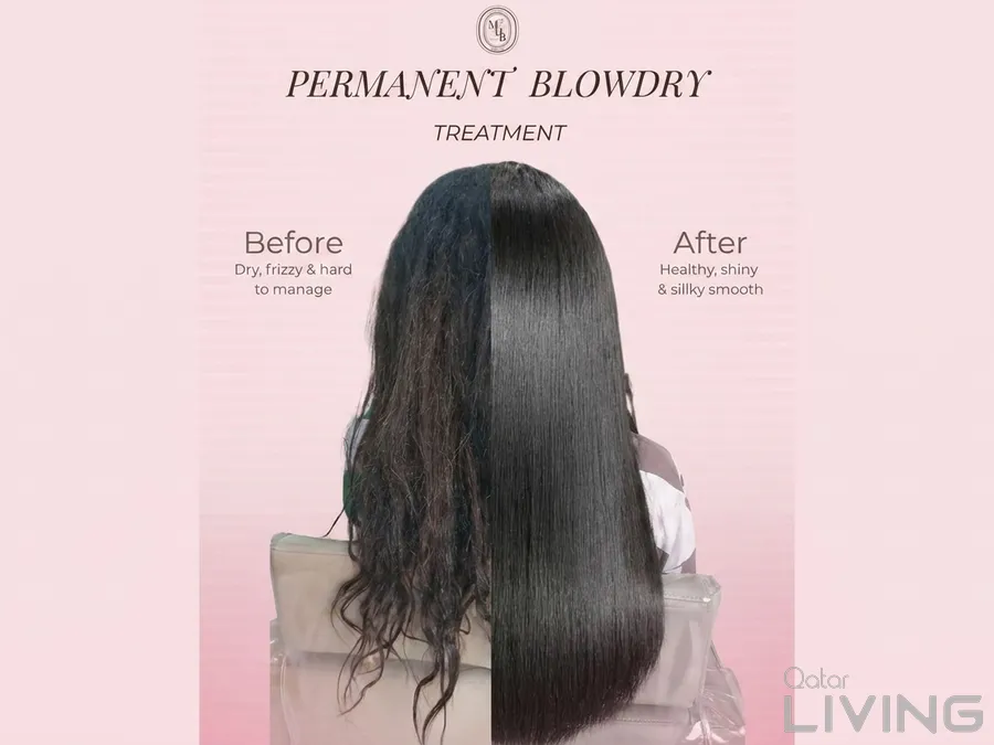 Permanent Blow Dry Treatment - 497 QAR