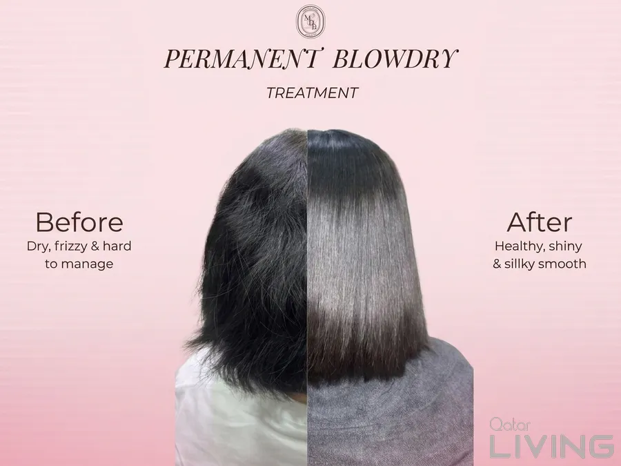 Permanent Blow Dry Treatment - 497 QAR