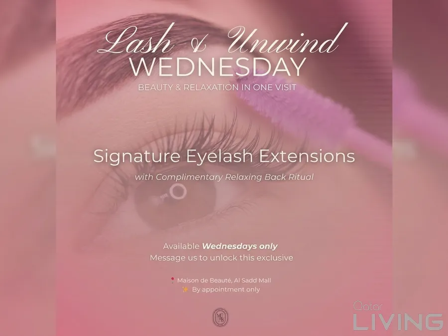Lash & Massage - 250 QAR
