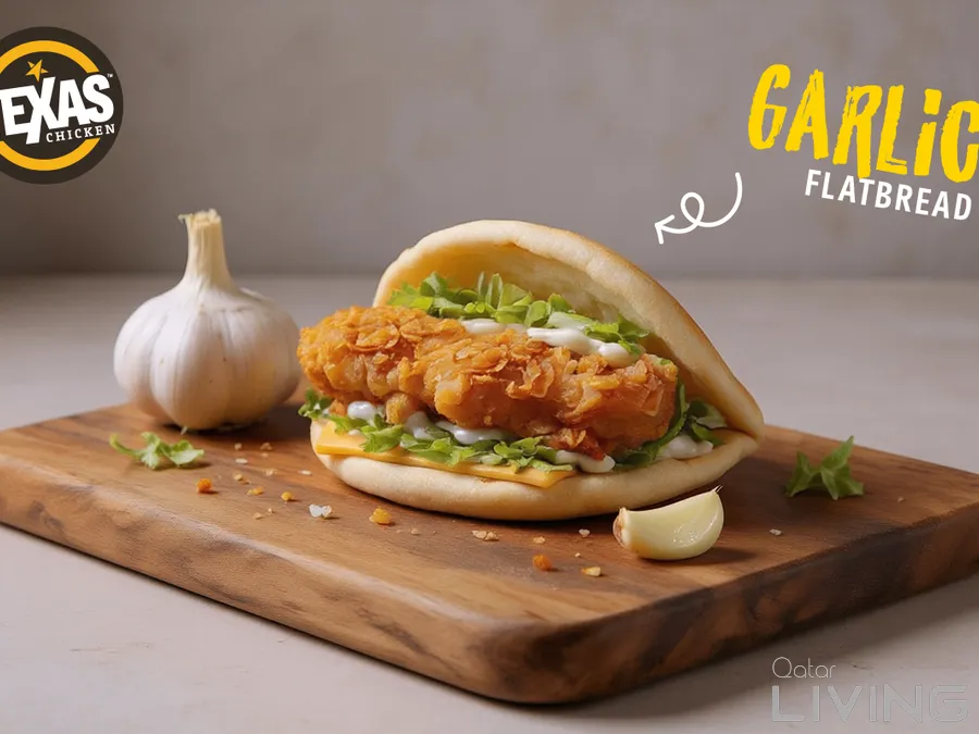 Buy 2 Garlic Flatbread Sandwich - Get 1 Free