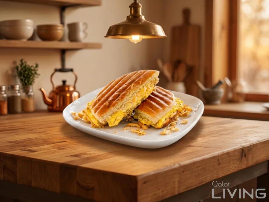 Egg Sandwich & Yemeni Coffee Bundle