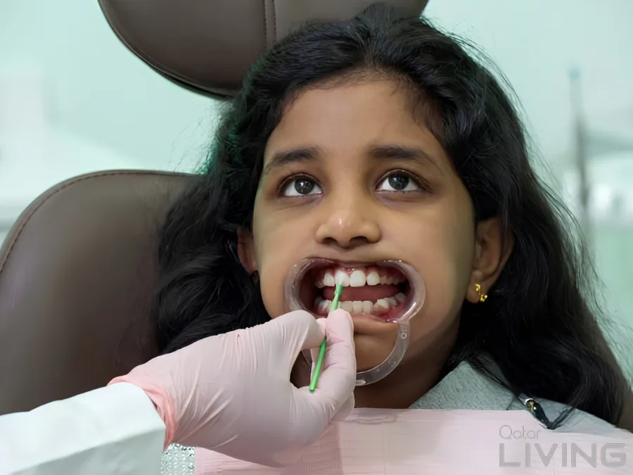 Kids Consultation, Fluoride Therapy & Scaling - 199 QAR