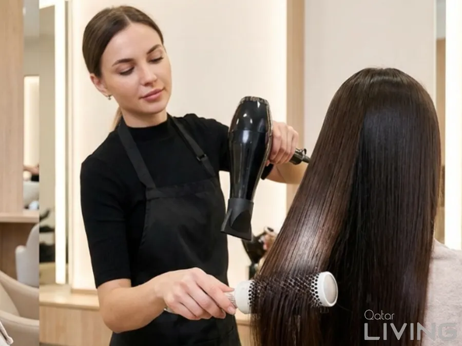Hair Wash & Blow Dry (Extra Long Length) - 200 QAR