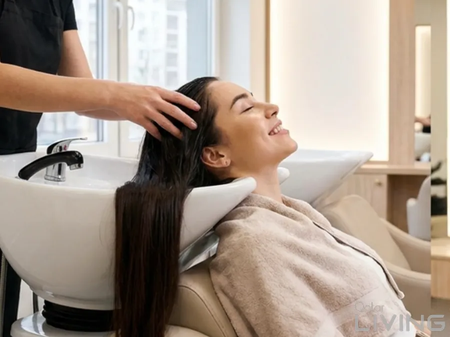Hair Wash & Blow Dry (Extra Long Length) - 200 QAR