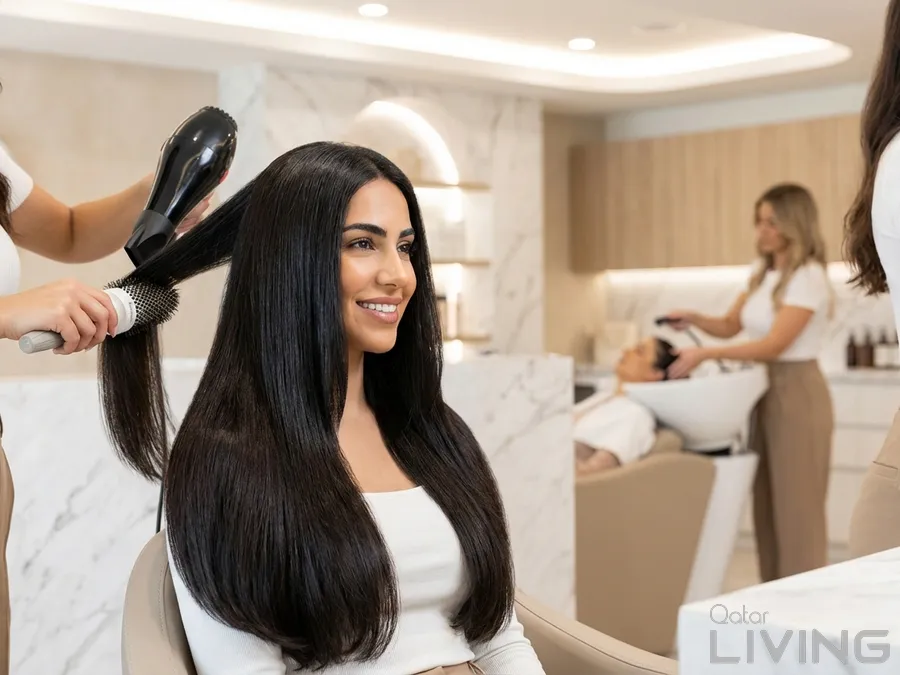 Hair Wash & Blow Dry (Extra Long Length) - 200 QAR