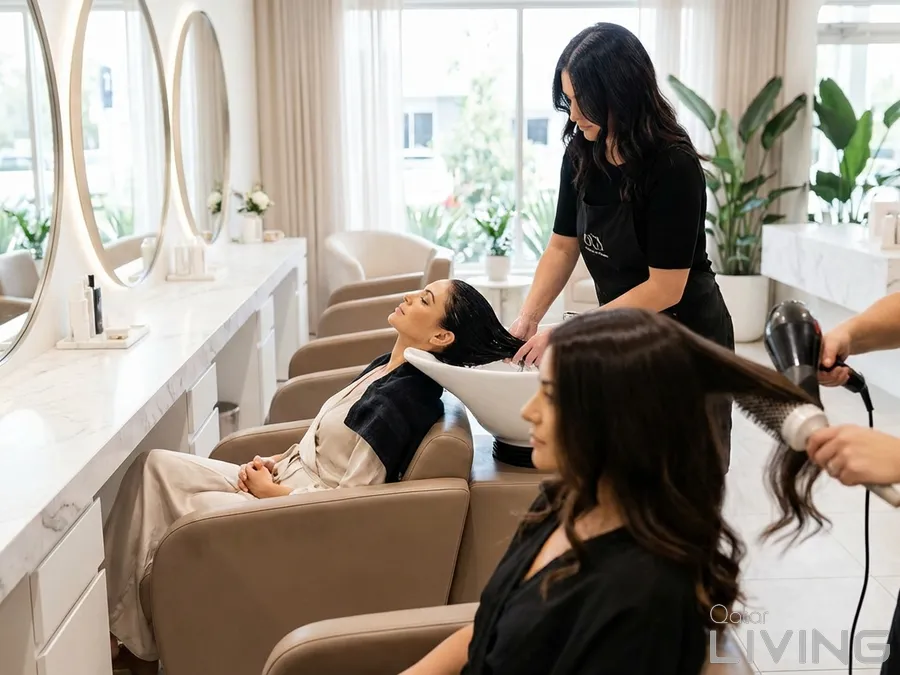 Hair Wash & Blow Dry (Long Length) - 150 QAR