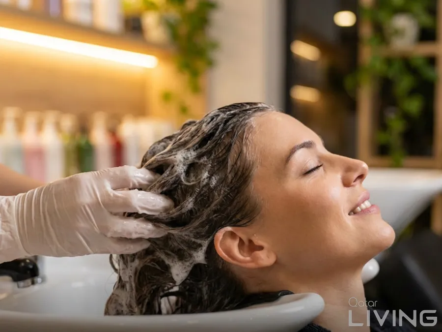 Hair Wash & Blow Dry (Long Length) - 150 QAR