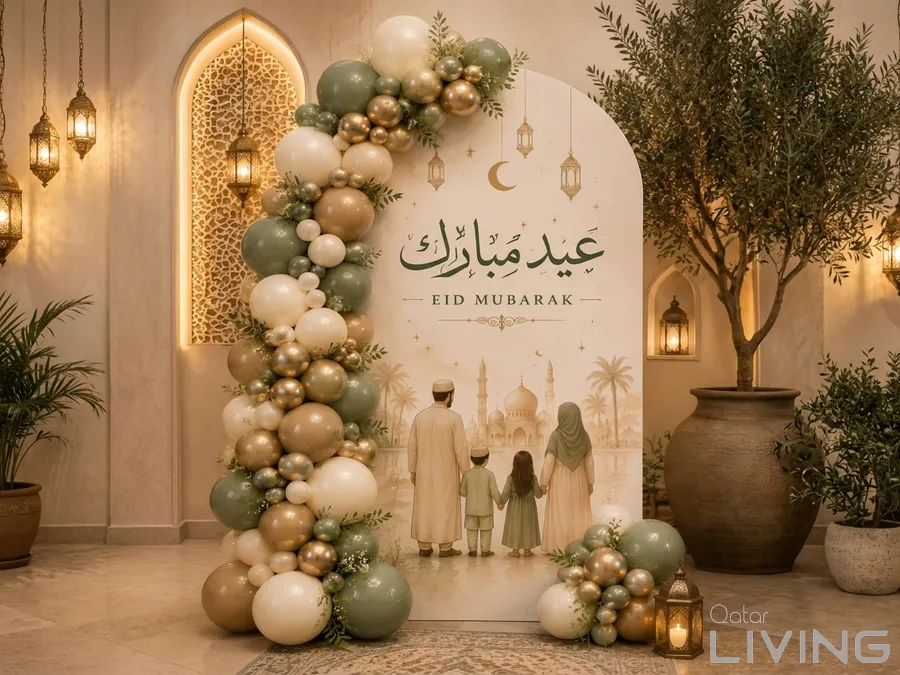 خصم 25% على قوس بالونات عيد ميلاد ولوحة قوس