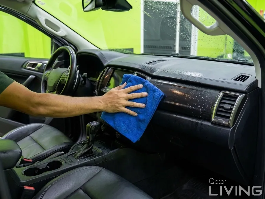 Interior Deep Cleaning & Exterior Polish - 399 QAR
